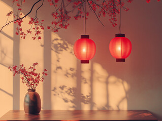 chinese decoration on the table