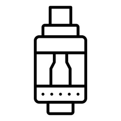 Obraz premium Vape Tank Icon
