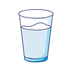glass of milk vector icon, drinks vector illustration - simple illustration of glass of milk perfect for logos, and drinks-themed designs.