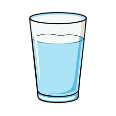 glass of milk vector icon, drinks vector illustration - simple illustration of glass of milk perfect for logos, and drinks-themed designs.