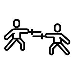 Fencing Match Icon