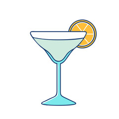 margarita glass vector icon, drinks vector illustration - simple illustration of margarita glass perfect for logos, and drinks-themed designs.