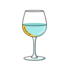 wine glass vector icon, drinks vector illustration - simple illustration of wine glass perfect for logos, and drinks-themed designs.