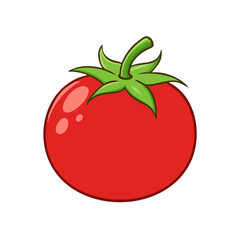 cherry tomato vector icon, vegetables vector illustration - simple illustration of cherry tomato perfect for logos, and vegetables-themed designs.