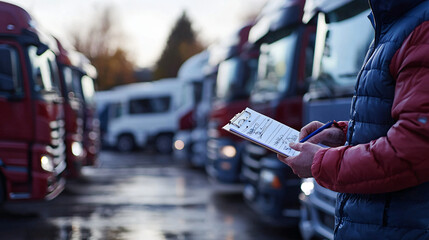 Truck Fleet Inspection Checklist Review by Driver