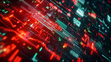 Fototapeta premium アメリカの金融市場と未来の経済