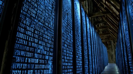 A futuristic security gate uses biometrics to grant access to a secure healthcare facility.