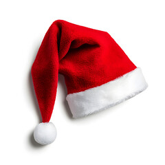 Red Santa Hat isolated on white background