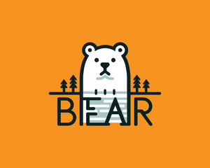 teddy bear logo design