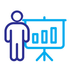 presentation line color icon