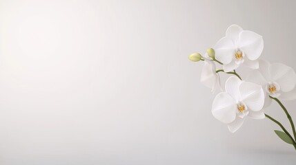 Obraz premium A white cap and a pink orchid evoke a sense of serenity and luxury, reminiscent of a relaxing spa experience.