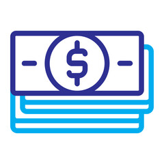 stack money line color icon