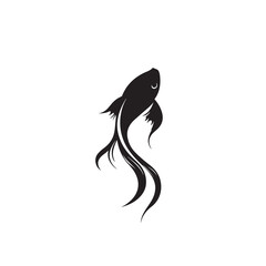 Betta Fish Silhouette – Vector Logo Concept