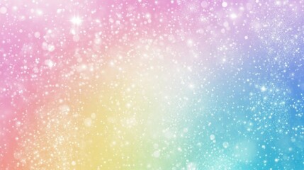 Vibrant abstract holographic gradient background featuring a rainbow pastel color scheme with...