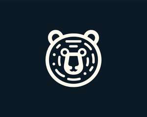 panda bear with a cup of tea