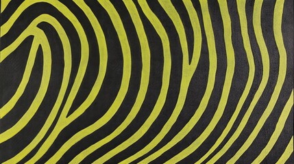 Abstract wave patterns in neon green and black, symbolizing data flow and technology.