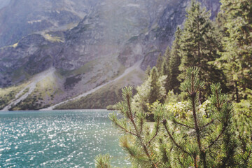 Morskie Oko lake, Tatra mountains, Rybi Potok Valley, Poland.  © Laura