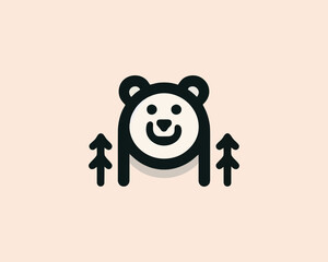 panda bear vector