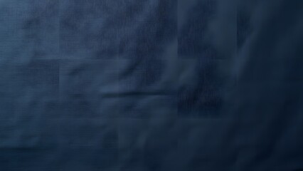 Fototapeta premium Navy Blue Linen Fabric Texture, Subtle Wrinkles, Soft Natural Texture Background for Design