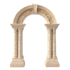 Obraz premium Elegant marble archway with intricate carvings