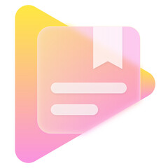 Media Phone Business Widget Pink Peach App Glassmorphism UI Icon Sign and Symbol Design Illustrator Png Svg