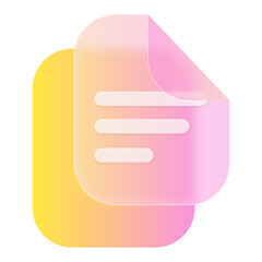 Media Phone Business Widget Pink Peach App Glassmorphism UI Icon Sign and Symbol Design Illustrator Png Svg