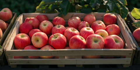 Harvesting fresh red apples orchard food photography natural setting close-up farm-to-table concept for seo impact