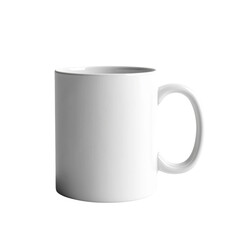 Blank white coffee mug for customization