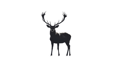 Obraz premium deer silhouette png