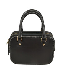 women's classic handbag, fashion bag transparent background, fashion purse handbag , Fashionable stylish Shoulder Bag mockup, black leather woman's bag