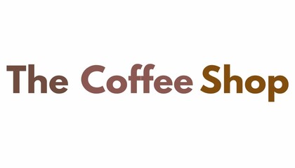 Coffee shop logo design