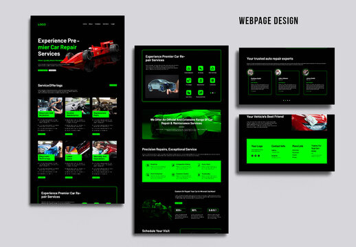 Car Repair Services Landing Page