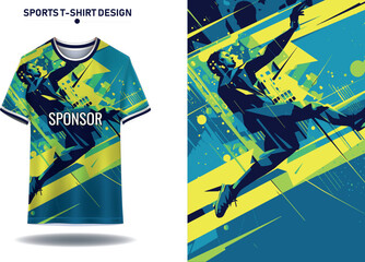 colorful background design and jersey background