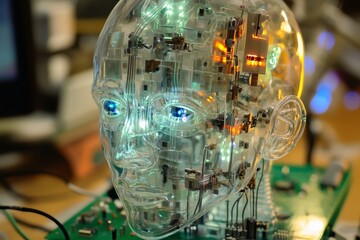 A neural interface directly from the brain to the computer.