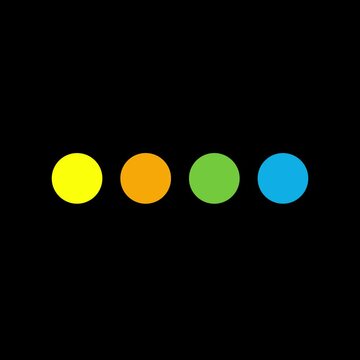 animated gif transparent colorful dot circle moving loading
