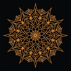 Mandala Design Vector Art Illustration 