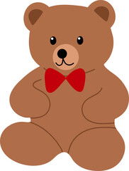 teddy bear with bow