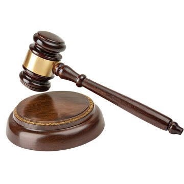 Isolated justice mallet png wooden gavel png judge hammer transparent background