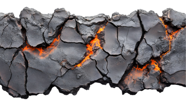 Cracked Lava Surface