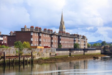 Ringsend neighborhood in Dublin city, Ireland