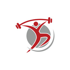 Fitness and gym logo design vector