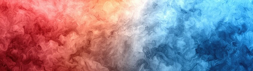 Obraz premium Watercolor Pastels: Soft watercolor splashes in pastel shades of pink, lavender, and pale blue blending together in an abstract pattern