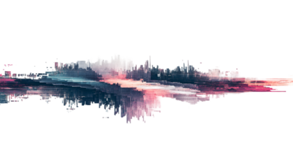 Distorted Digital Glitch Texture