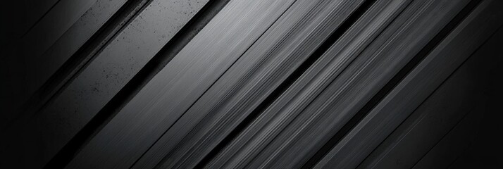 Obraz premium A Collection of Textured Black Stripes with Subtle Variations in Light and Shadow for Dynamic Background or Graphic Design Use