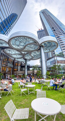 Azabudai Hills in Minato city, Tokyo, Japan