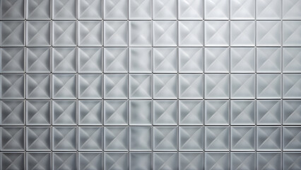 Fototapeta premium Textured gray background with a raised three-dimensional visual effect.