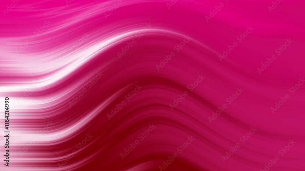 Poster abstract waves of pink and red: a serene display of flowing color patterns and textures