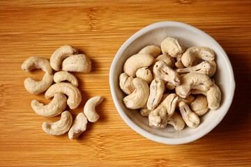 Cashew nut seed snack fruit