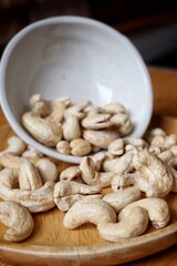 Cashew nut seed snack fruit
