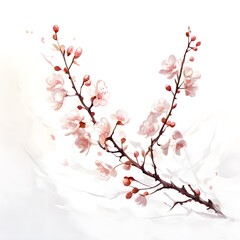Fototapeta premium A beautiful green bush tree isolated on a white background